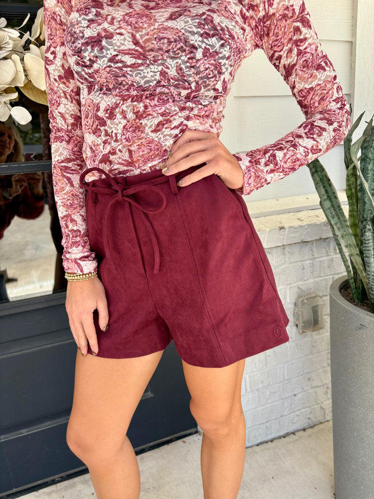 Ginette Suede Short