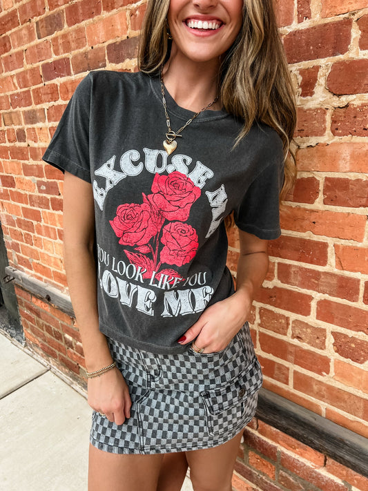 You Look Like You Love Me Crop Tee