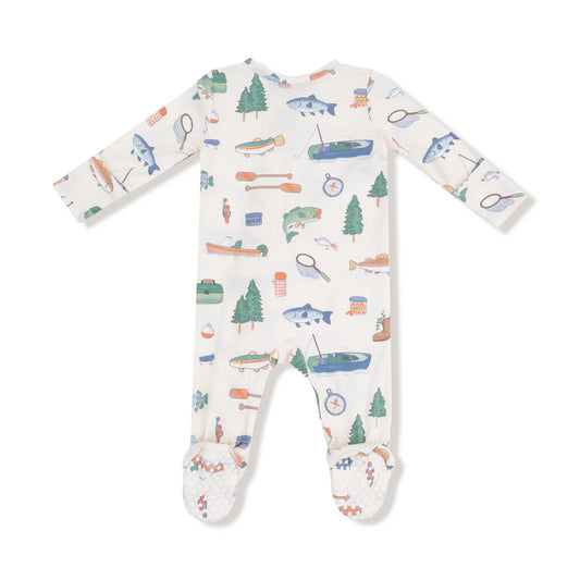 Fishing Things Zipper Footie