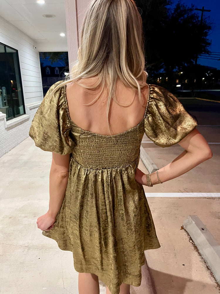 Gold Isabella Dress