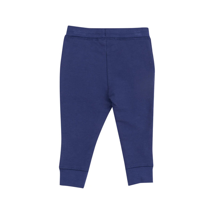 French Terry Vintage Indigo Varsity Joggers