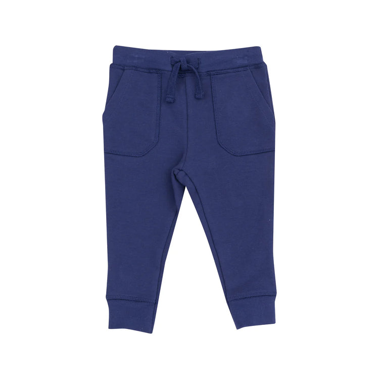 French Terry Vintage Indigo Varsity Joggers