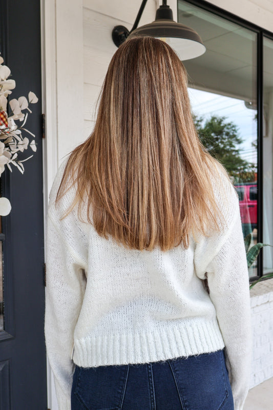 Argyle Intarsia Crew Sweater