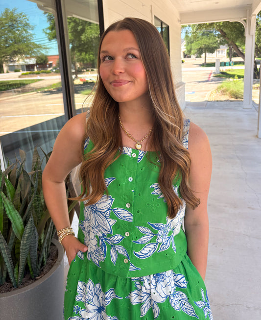 Cabana Classic Eyelet Top