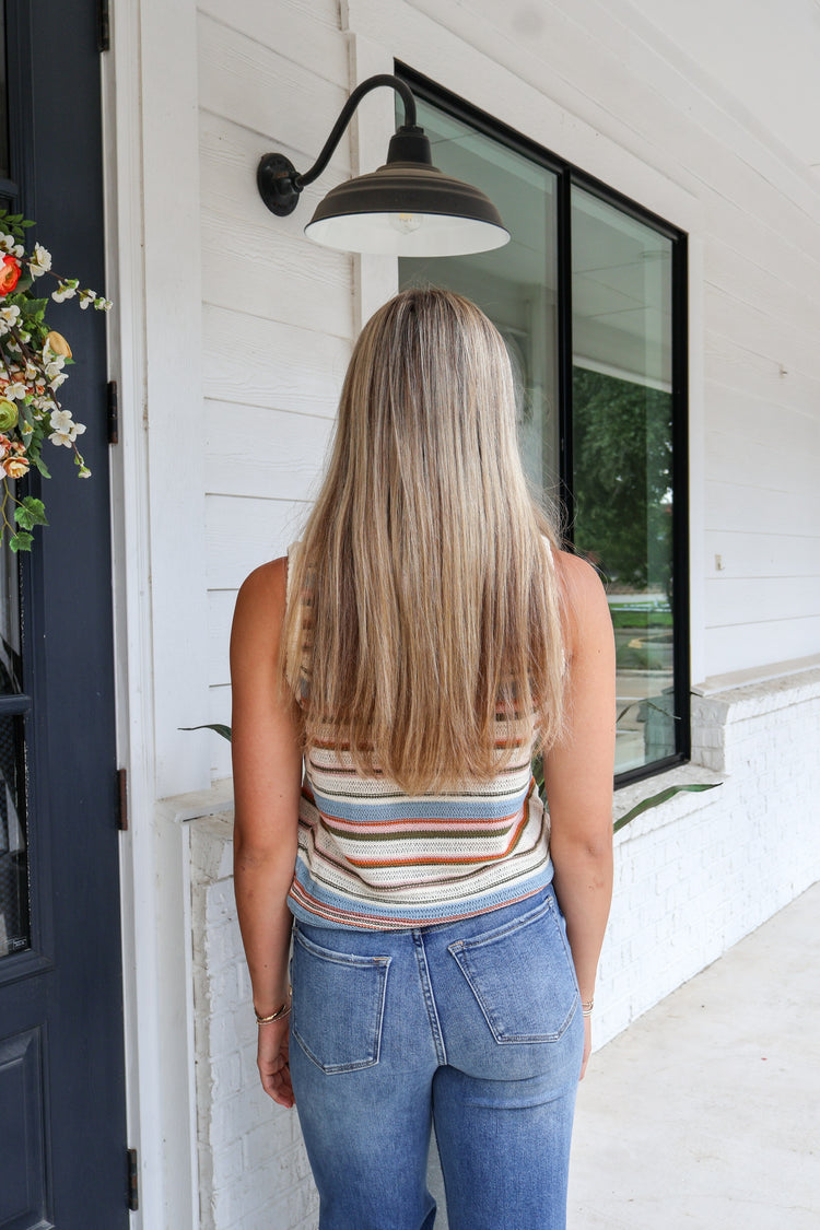 Blue Ridge Stripe Sweater Tank
