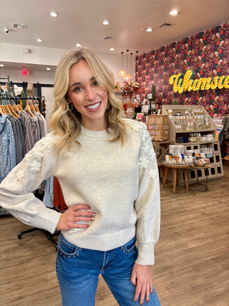 For The Love Of Flowers Sweater