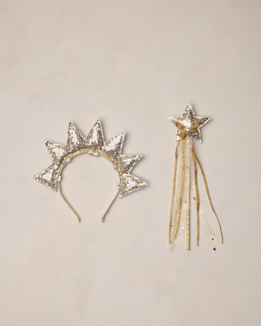 Gold Sun Crown + Wand