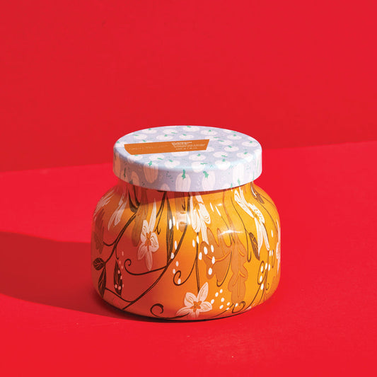 Pumpkin Dulce 8 oz. Holiday Pattern Play Candle