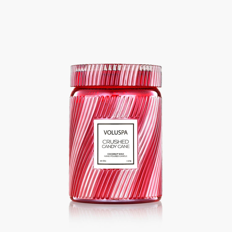 Voluspa Crushed Candy Cane 18oz. Large Jar