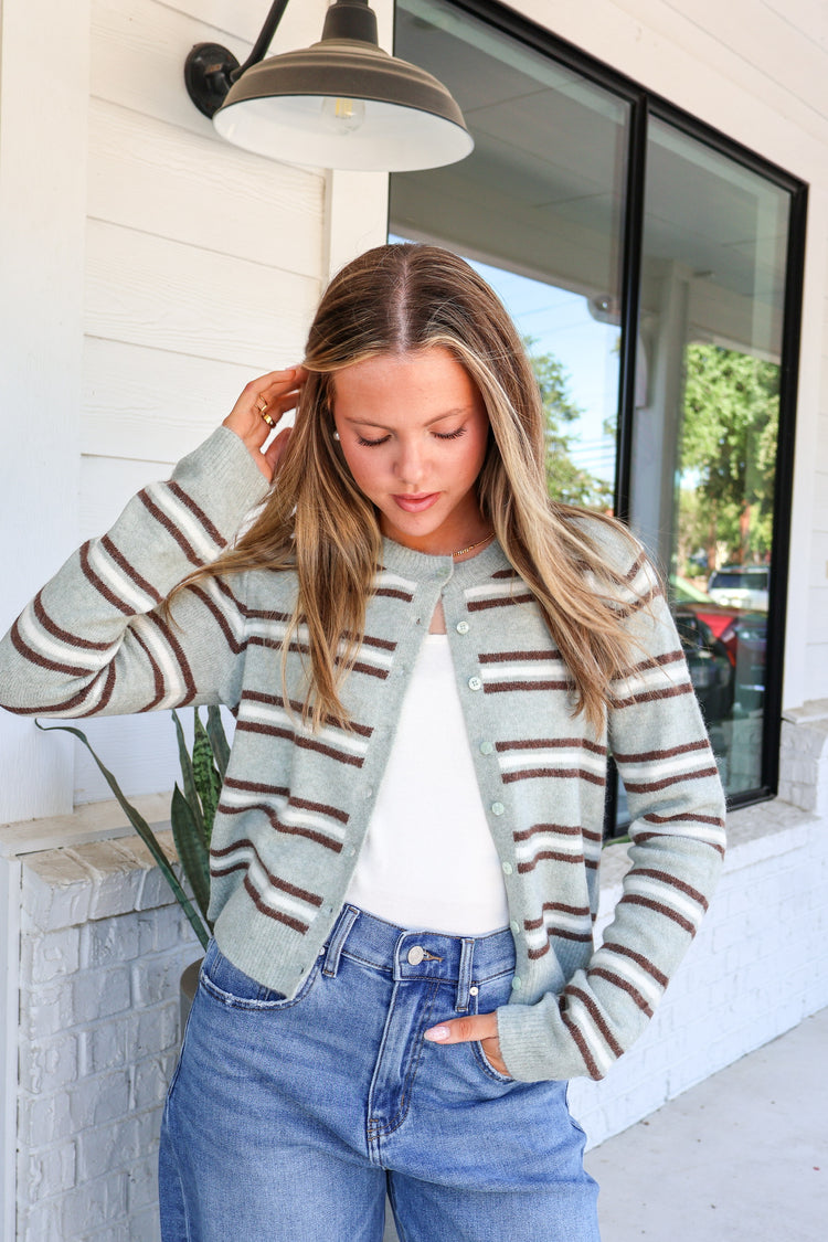 Medina Stripe Cardigan