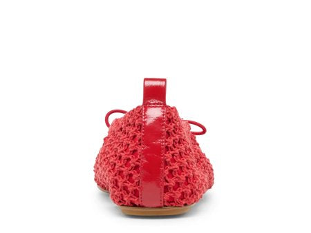Dolce Vita Kaylyn Red Crochet Flats