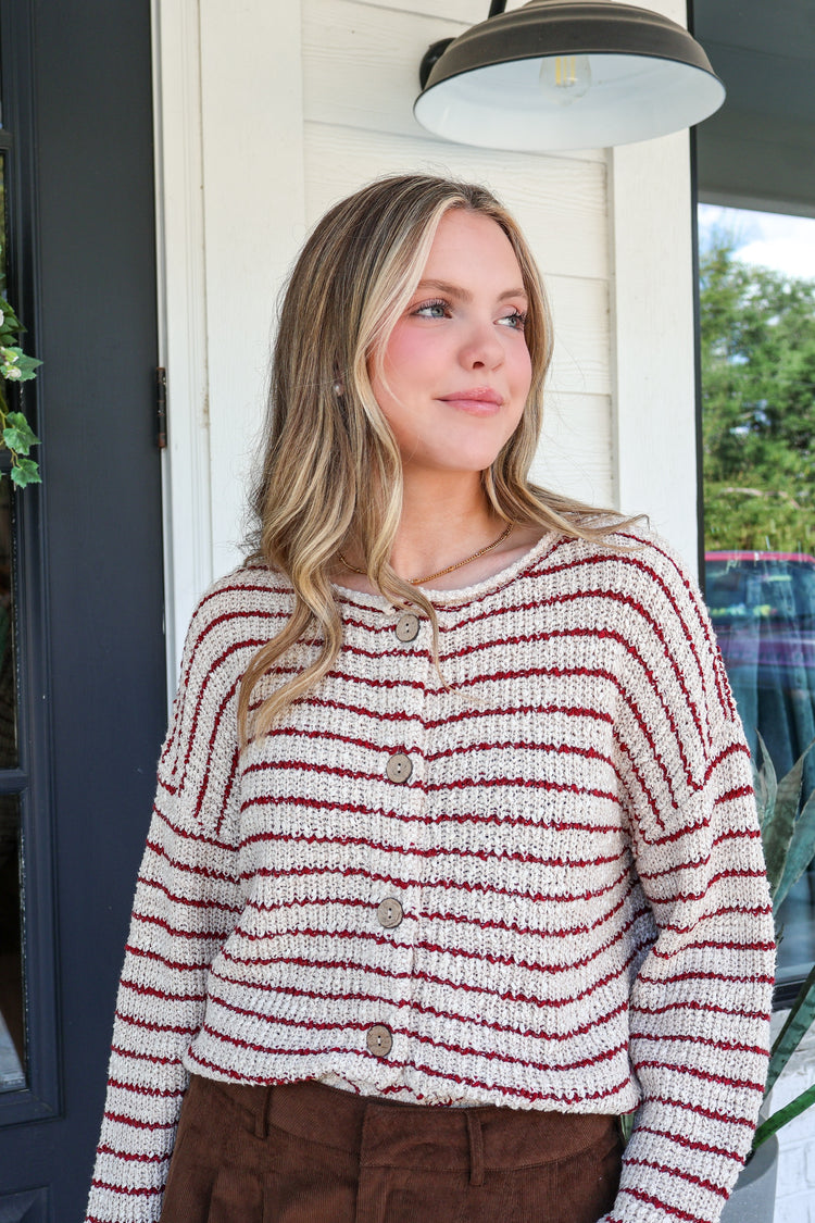Subtle Stripes Cardigan