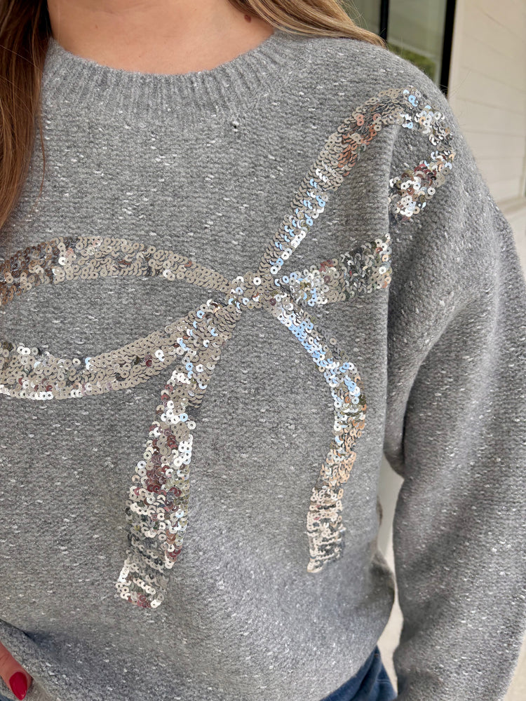 Happy Season Bow Sweater