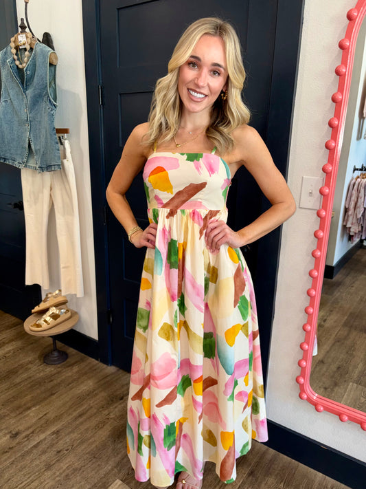 Nympha Bloom Maxi Dress