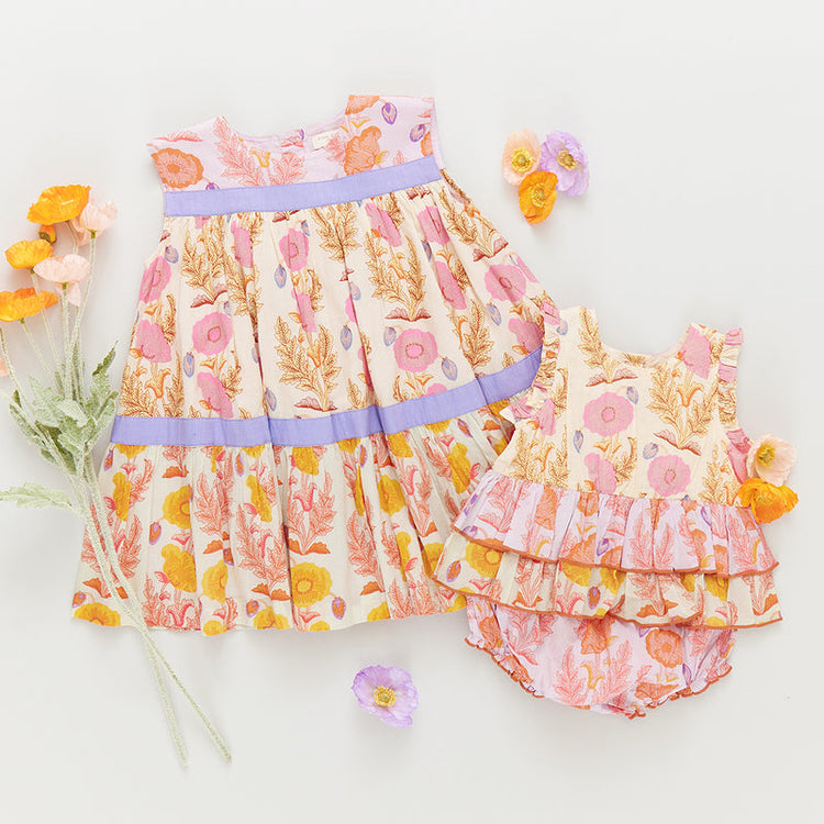 Gilded Floral Mix Krista Dress