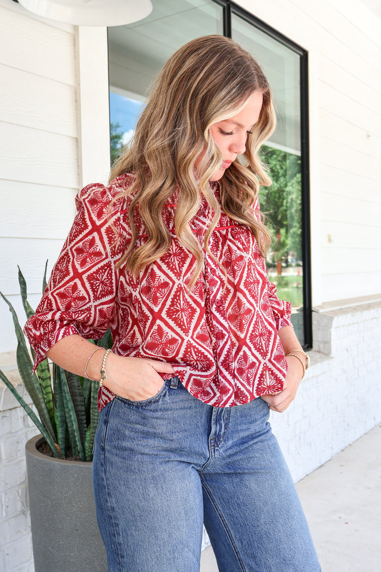 Batik Echo Blouse