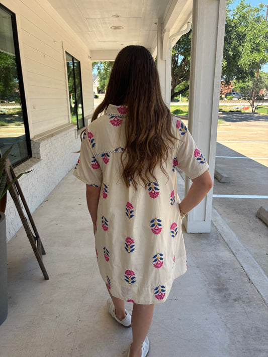 Joyful Bloom Mini Dress