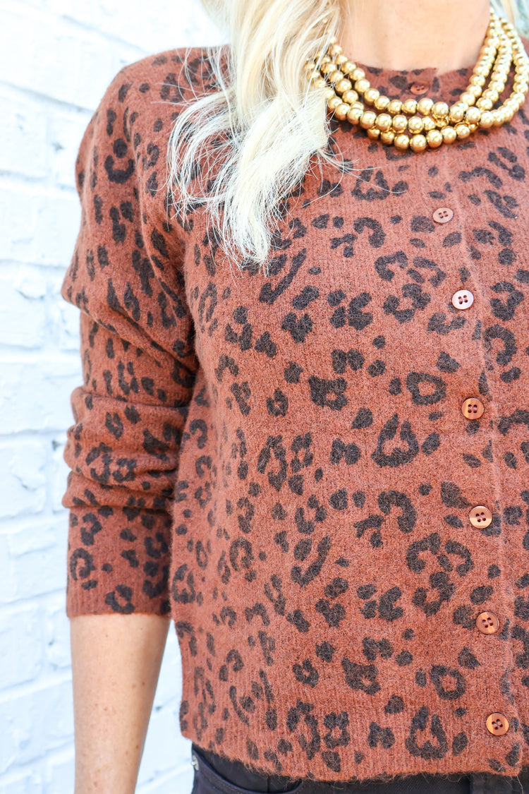 Medina Leopard Cardigan