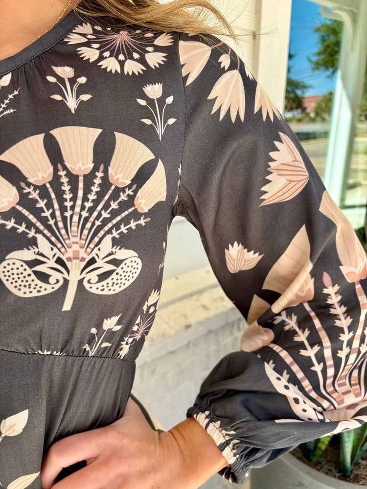 Crisp Air LS Maxi Dress