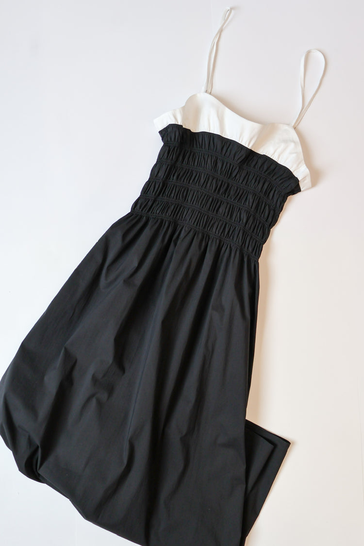 Caught Your Attention Black Midi Dress