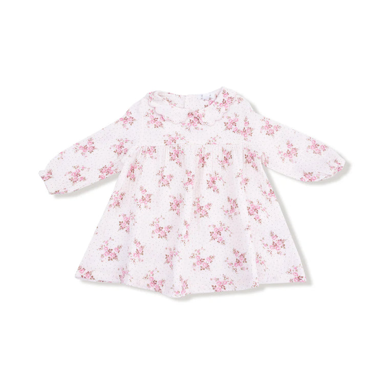 Bell Rosette Dot LS Dress & Legging