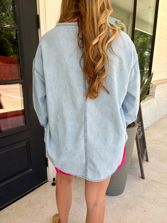 Denim Dreaming Pullover