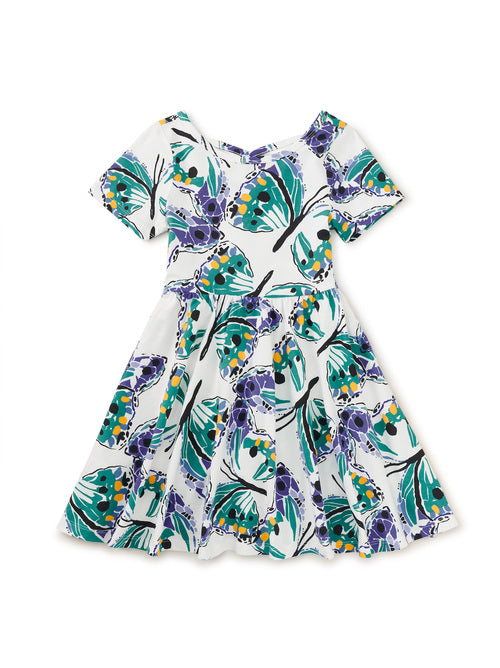 Carnival Butterfly Short Sleeve Ballet Dress