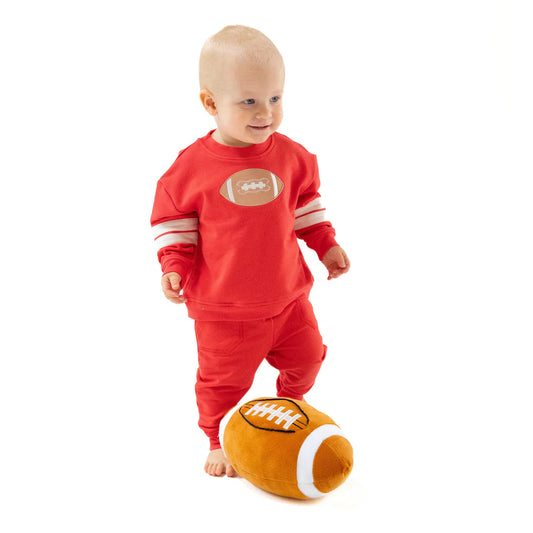 French Terry Footballs Varsity Sweatshirt
