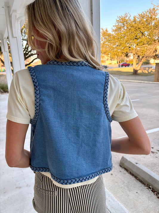 Abby Denim Vest