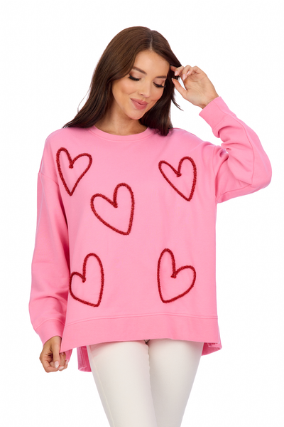 Valentine's Day Sparkle Sweatshirt