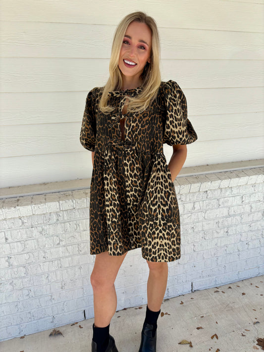 Arlo Leopard Print Dress