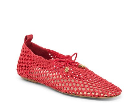 Dolce Vita Kaylyn Red Crochet Flats
