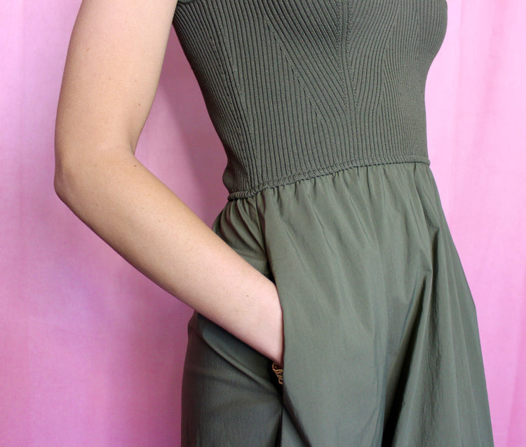Sleek Style Midi Dress