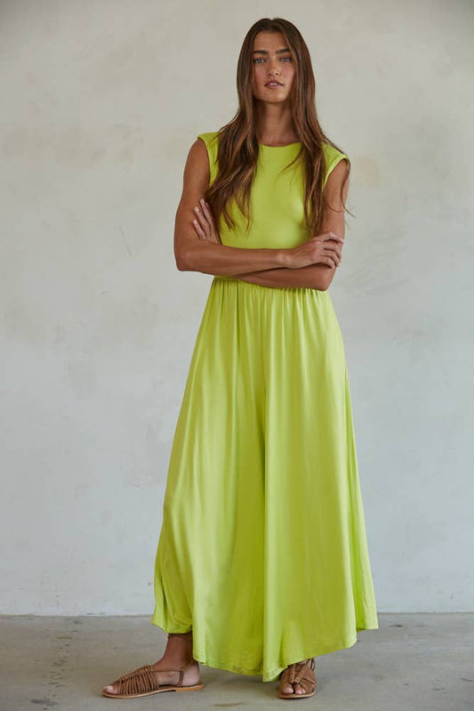 Key Lime Cutie Jumpsuit
