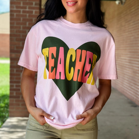 Colorful Teacher Tee