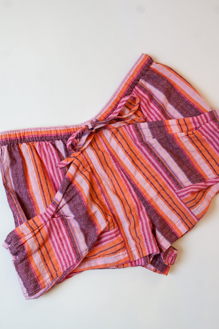 Good Fortune Stripe Short