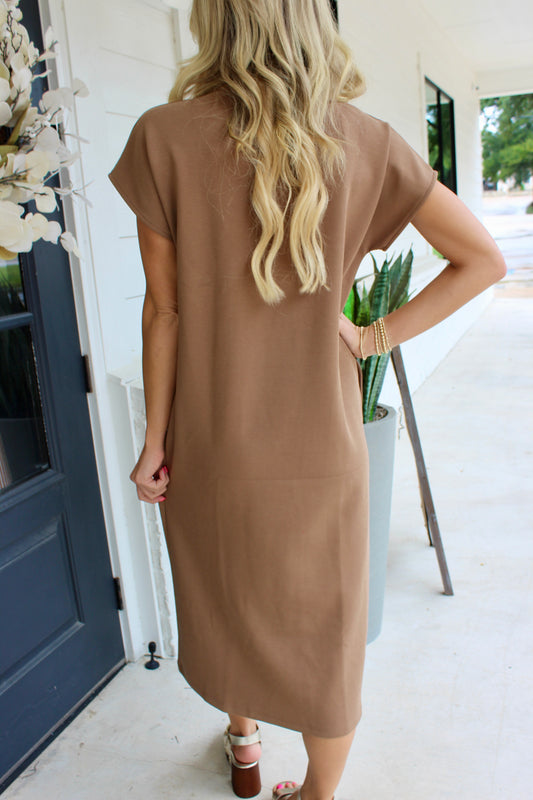 Cafe Charm Midi Dress