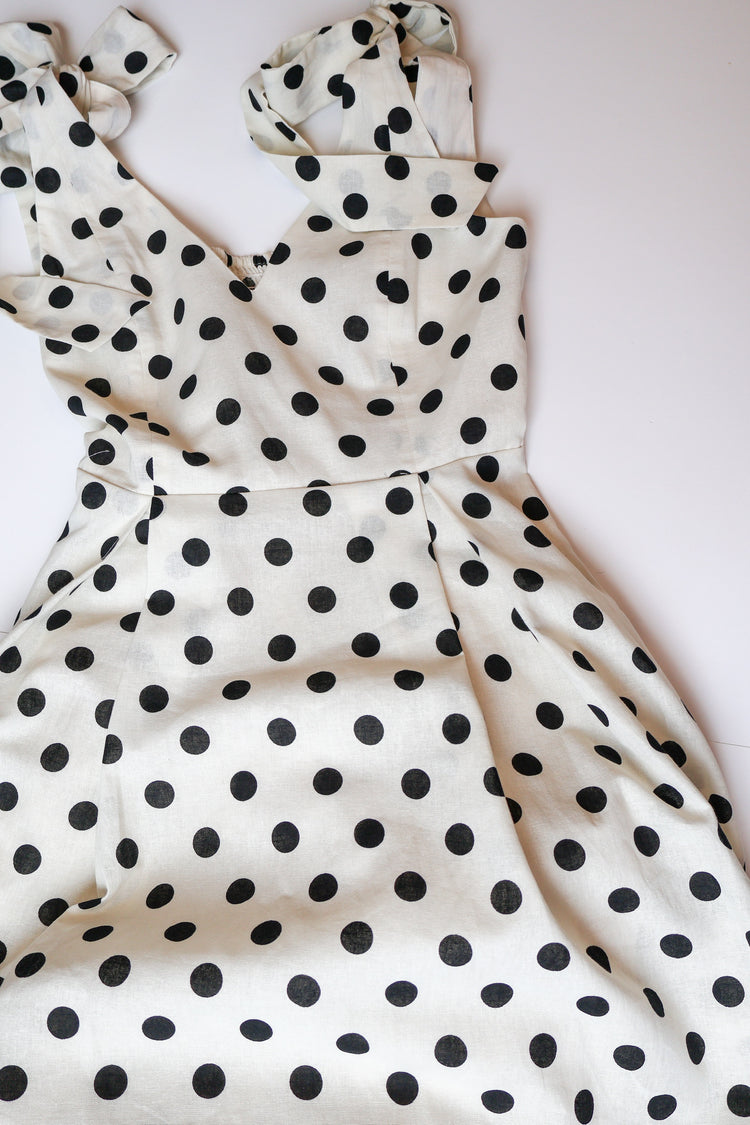 Ryleigh Polka Dot Midi Dress