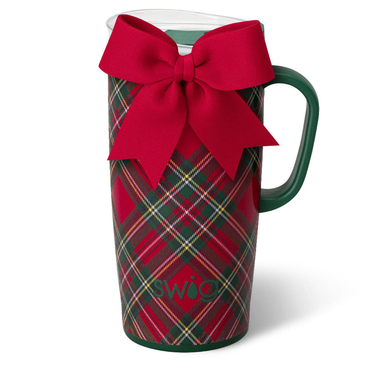 Christmas Plaid Travel Mug 22 oz.
