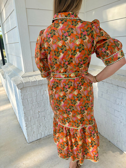 Bohemian Dreams Floral Midi Dress