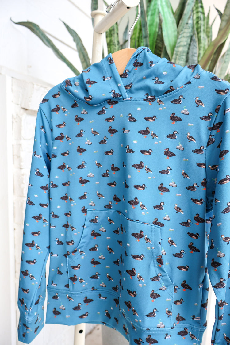 Ryder Tex Ducks Hooded Performance Top