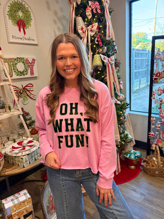 Oh What Fun Lounge Sweatshirt