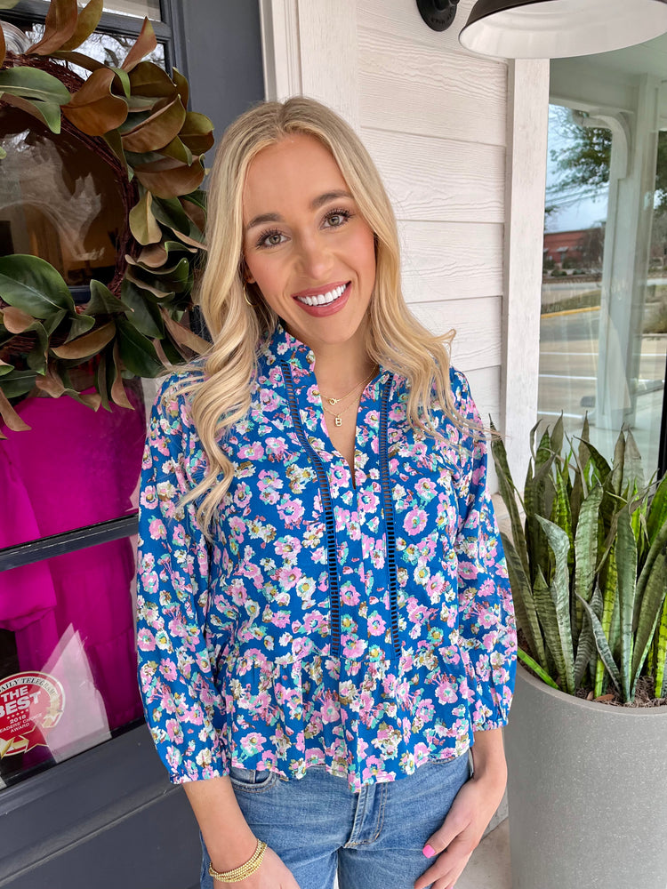 Filled With Hope Floral Top