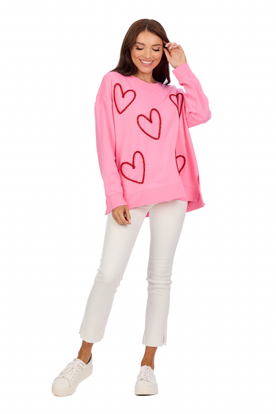 Valentine's Day Sparkle Sweatshirt