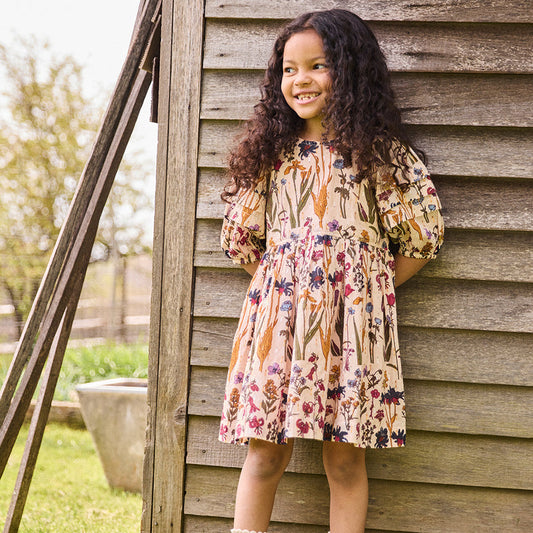 Autumn Flowers Brooke Dress