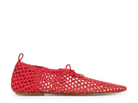 Dolce Vita Kaylyn Red Crochet Flats