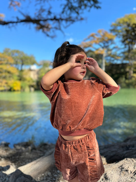 Rust Fern Blouse