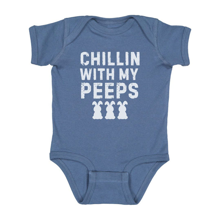 Chillin' With My Peeps Easter S/S Bodysuit