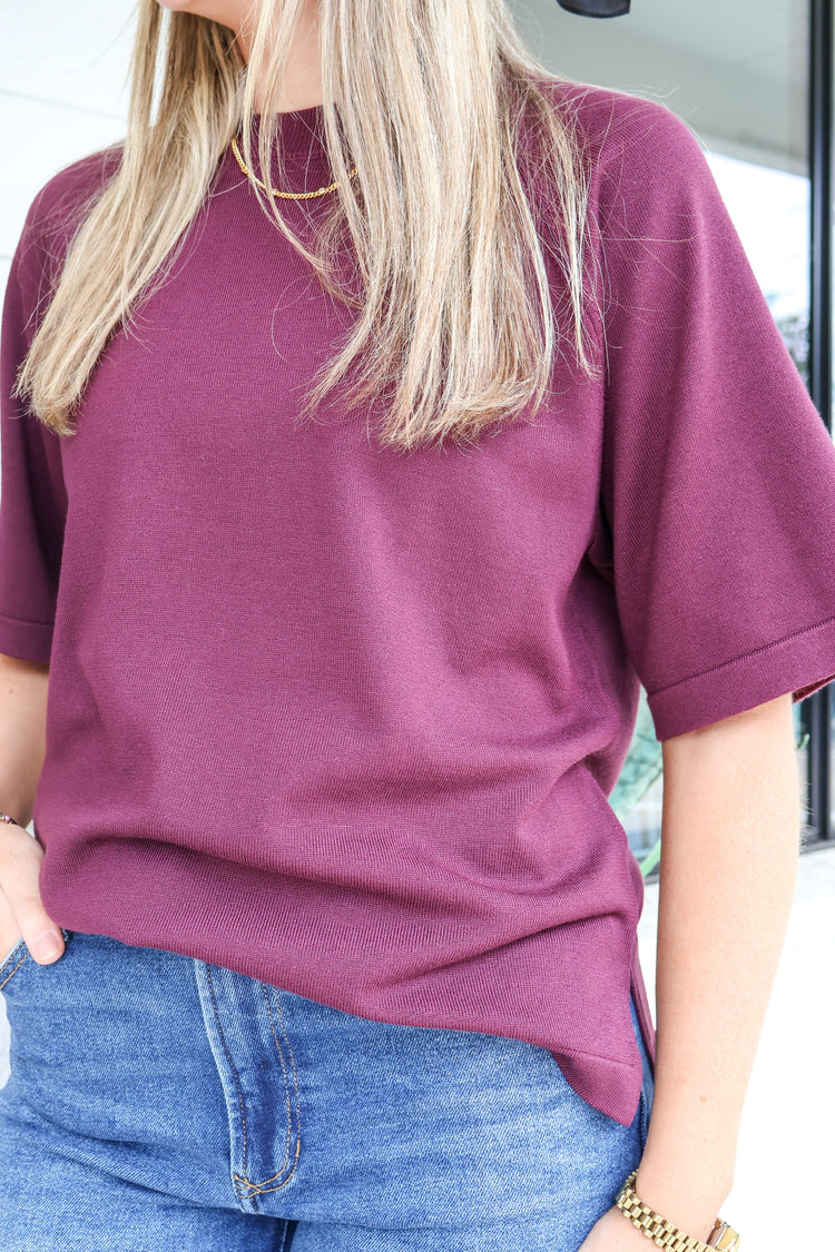 Morla SS Sweater Top