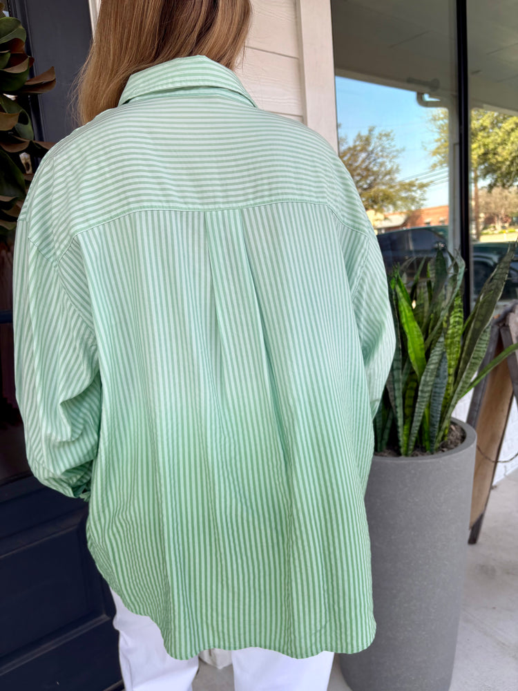 In The Shade Mint Green Ombre Shirt